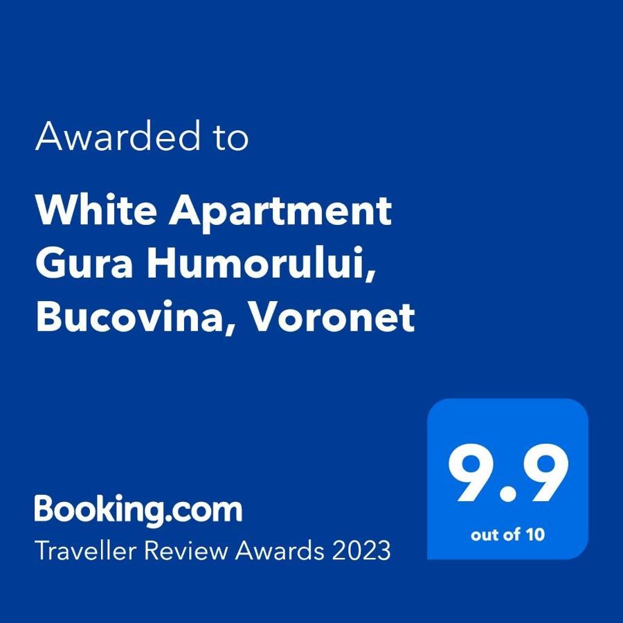 White Apartment Gura Humorului, Bucovina, Voronet Luaran gambar